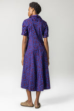 Load image into Gallery viewer, Lilla P Printed Poplin Collared Maxi Dress