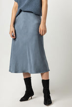 Load image into Gallery viewer, Lilla P Bias Cut Satin Skirt
