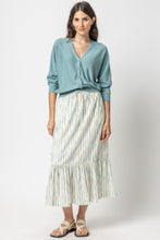 Load image into Gallery viewer, Lilla P Printed Long Peplum Skirt
