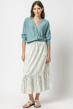 Load image into Gallery viewer, Lilla P Printed Long Peplum Skirt