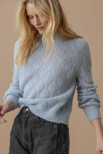 Load image into Gallery viewer, Lilla P Easy Pointelle Crewneck Sweater