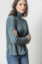 Load image into Gallery viewer, Lilla P Relaxed Turtleneck Sweater