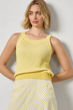 Load image into Gallery viewer, Lilla P Mini Cable Knit Tank