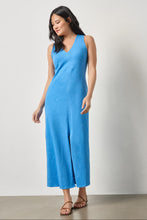 Load image into Gallery viewer, Lilla P V Neck Seamed Maxi Dress