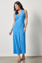 Load image into Gallery viewer, Lilla P V Neck Seamed Maxi Dress