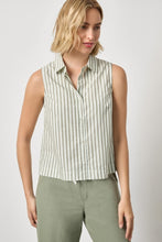 Load image into Gallery viewer, Lilla P Stripe Sleeveless Shirt