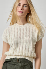 Load image into Gallery viewer, Lilla P Novelty Stitch Wedge Sweater