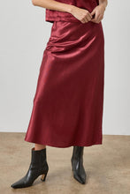 Load image into Gallery viewer, Lilla P Slub Woven Bias Skirt
