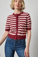 Load image into Gallery viewer, Lilla P Short Sleeve Crewneck Cardigan