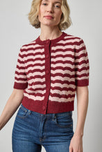 Load image into Gallery viewer, Lilla P Short Sleeve Crewneck Cardigan