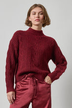 Load image into Gallery viewer, Lilla P Relaxed Cable Knit Sweater