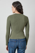 Load image into Gallery viewer, Lilla P Matte Brushed Jersey Refined Surplice Top