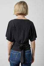 Load image into Gallery viewer, Lilla P Matte Brushed Jersey Tie Back Dolman Top