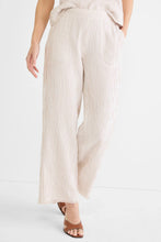 Load image into Gallery viewer, Nic + Zoe Pinstripe Gauze Wide Leg Pant