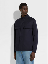 Load image into Gallery viewer, Zegna Solid Microfiber Polyester Short Field Jacket