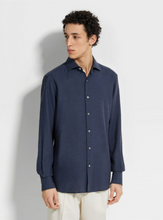 Load image into Gallery viewer, Zegna Solid Cashco Long Sleeves Shirt