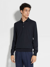 Load image into Gallery viewer, Zegna Cashseta Long Sleeves Polo