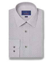 Load image into Gallery viewer, David Donahue Mini Graph Check Dress Shirt