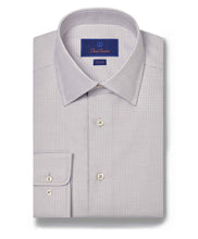 Load image into Gallery viewer, David Donahue Broken Check Dress Shirt