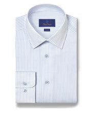 Load image into Gallery viewer, David Donahue Stripe Dress Shirt