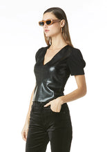 Load image into Gallery viewer, Tart Harper Vegan Leather Top
