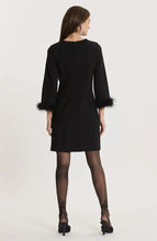 Load image into Gallery viewer, Tyler Boe Chelsea Ponti Feather Dress