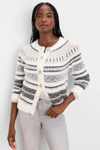 Load image into Gallery viewer, Nic + Zoe Fair Isle Stripe Cardigan