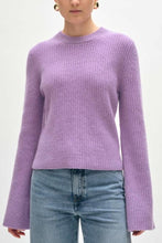 Load image into Gallery viewer, White & Warren Fluted Sleeve Sweater
