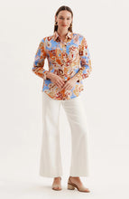 Load image into Gallery viewer, Tyler Boe Addison Linen Paisley Blouse