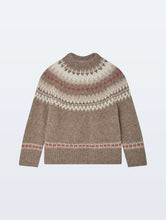 Load image into Gallery viewer, White & Warren Alpaca Fair Isle Crewneck Sweater
