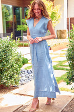 Load image into Gallery viewer, Finley Washed Linen Beverly Long Shift Dress