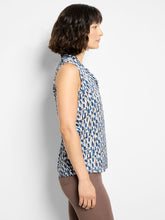 Load image into Gallery viewer, Nic + Zoe Brushstrokes Ruffled Around Top