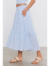 Load image into Gallery viewer, Velvet Amelia Cotton Eyelet Skirt
