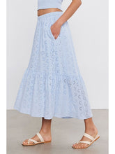 Load image into Gallery viewer, Velvet Amelia Cotton Eyelet Skirt