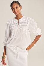 Load image into Gallery viewer, Velvet Cotton Lace Byrdie Top