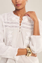 Load image into Gallery viewer, Velvet Cotton Lace Byrdie Top