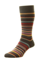 Load image into Gallery viewer, Pantherella Quakers Stripe Socks