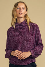 Load image into Gallery viewer, Velvet Cheetah Print Nala Blouse