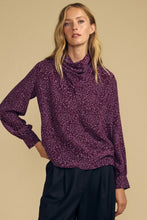 Load image into Gallery viewer, Velvet Cheetah Print Nala Blouse