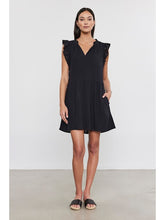 Load image into Gallery viewer, Velvet Grace Cotton Eyelet Mix Dress
