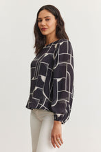 Load image into Gallery viewer, Velvet Bauhaus Print Desta Blouse