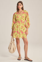 Load image into Gallery viewer, Velvet Blossom Printed Lurex Draya Dress