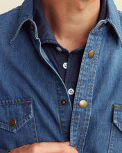 Load image into Gallery viewer, Billy Reid Shoals Denim Shirt