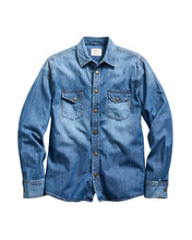 Load image into Gallery viewer, Billy Reid Shoals Denim Shirt