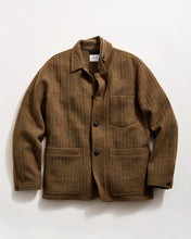 Load image into Gallery viewer, Billy Reid Wool Herringbone Chore Coat