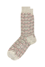 Load image into Gallery viewer, Pantherella Ishi Abstract Stripe Sock