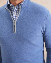 Load image into Gallery viewer, Johnnie-O Cashmere Quarter Zip Sweater