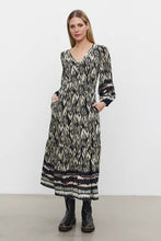 Load image into Gallery viewer, Velvet Ikat Catherine Dress