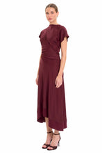 Load image into Gallery viewer, Maggy London Softly Draped Midi Dress