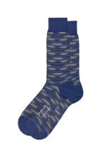 Load image into Gallery viewer, Pantherella Ishi Abstract Stripe Sock